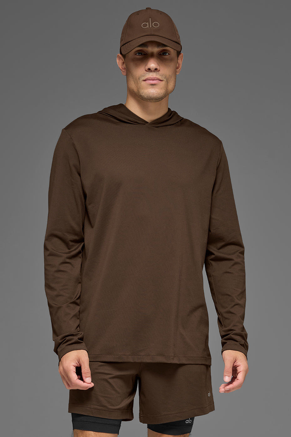 Conquer Reform Long Sleeve With Hood - Espresso image 1