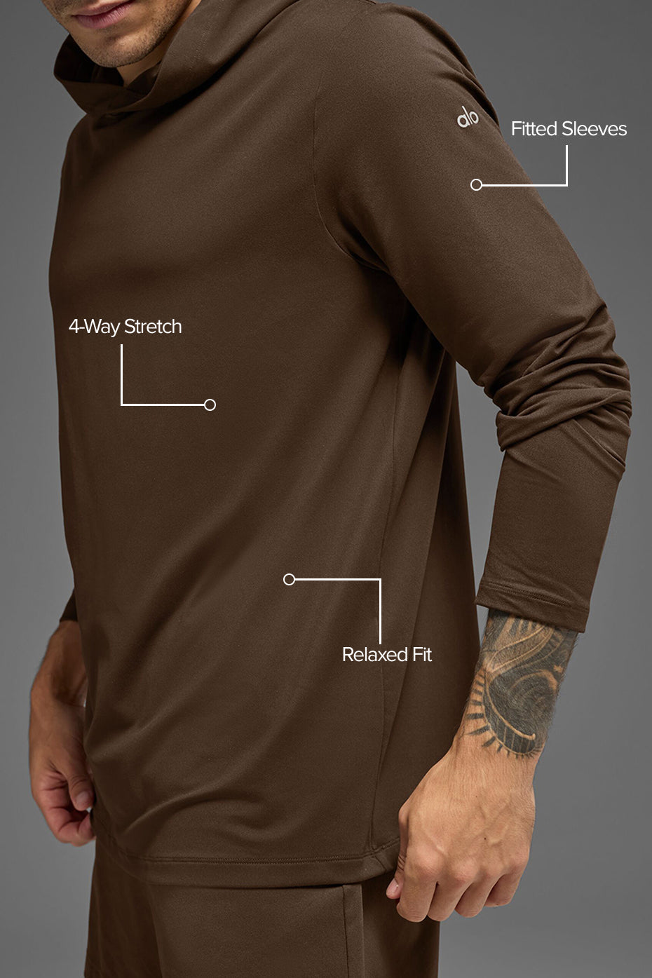 Conquer Reform Long Sleeve With Hood - Espresso image 2