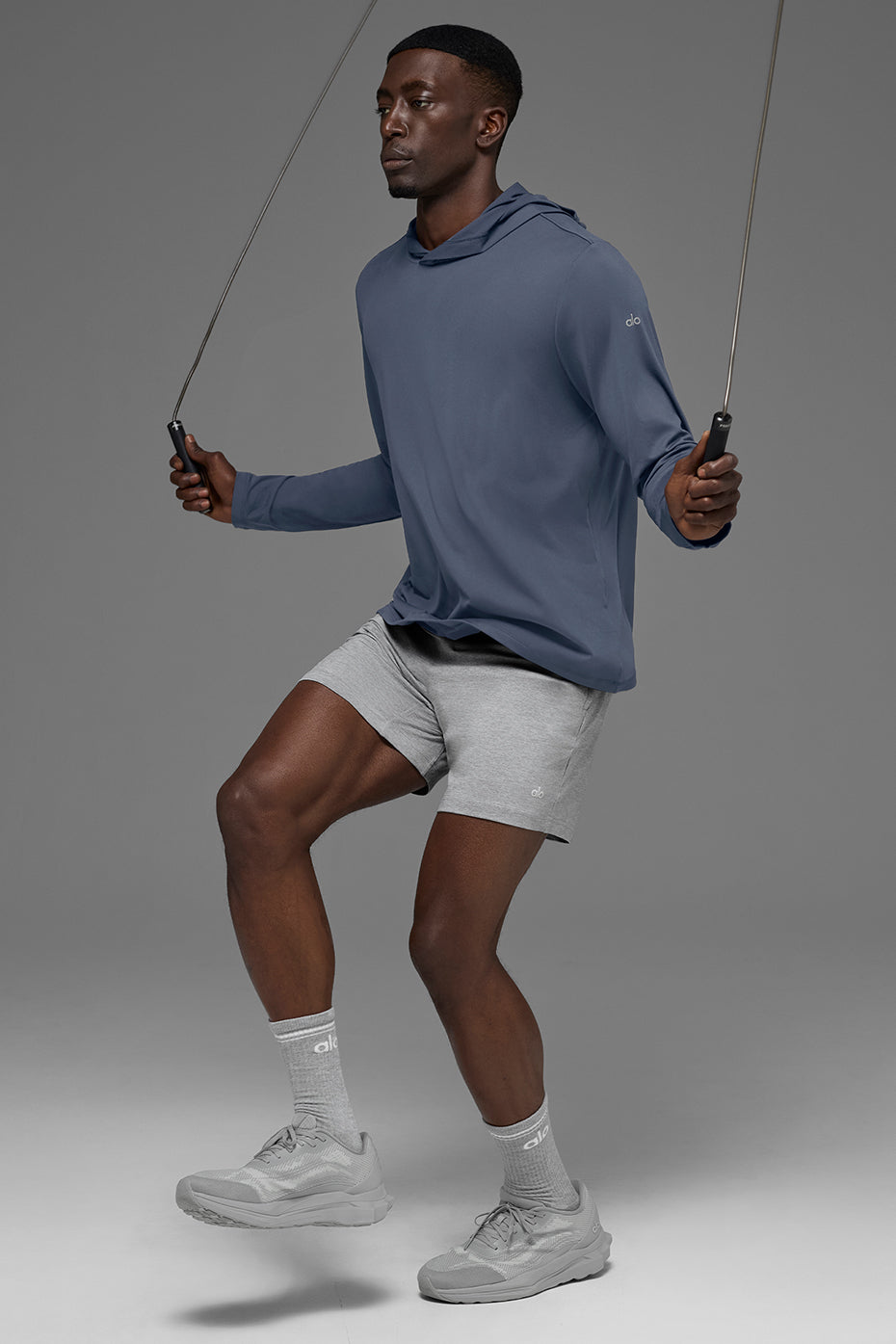 Conquer Reform Long Sleeve With Hood - Bluestone image 4