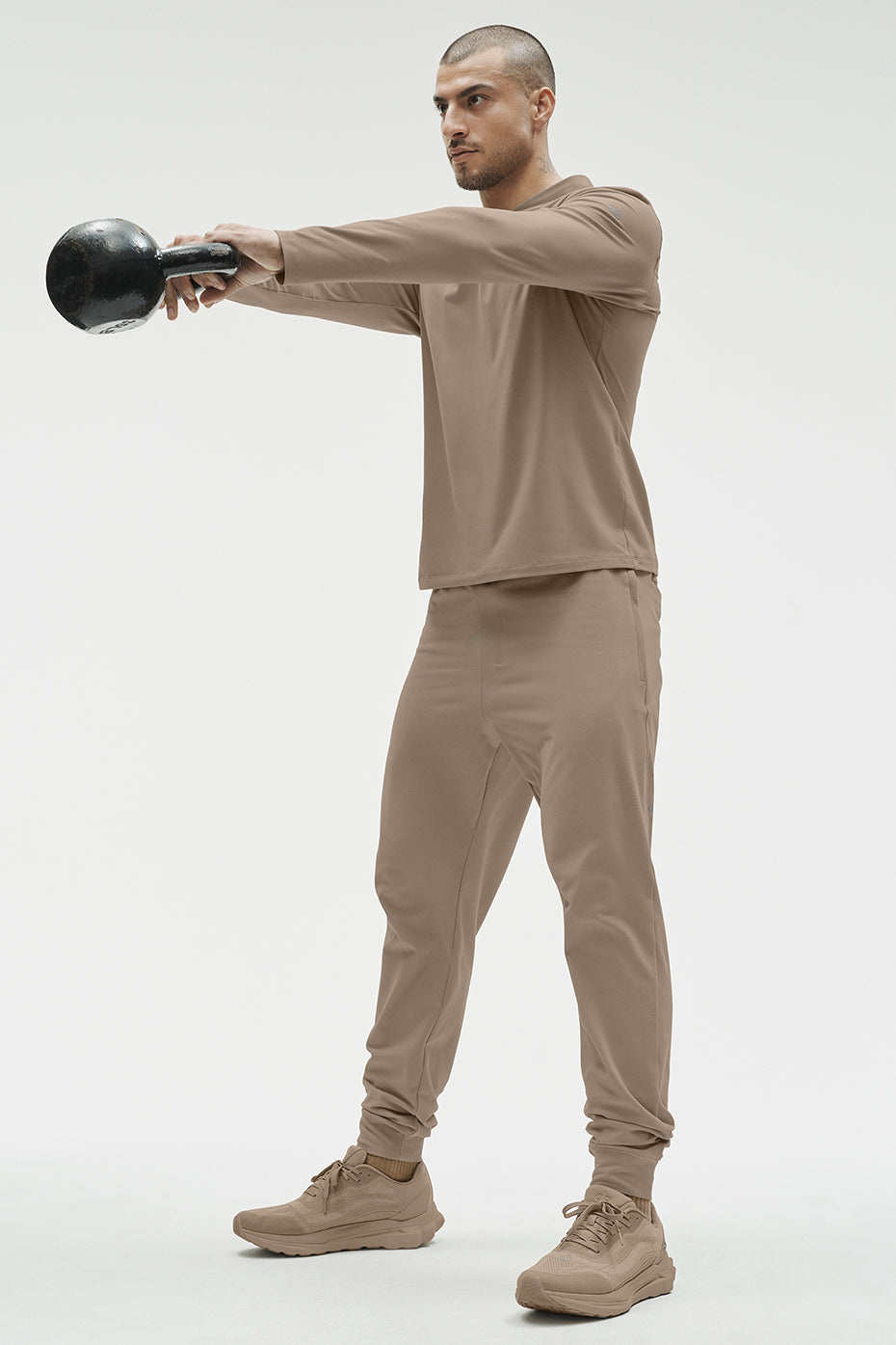 Conquer Reform Long Sleeve With Hood - Gravel image 5