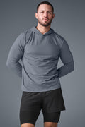 Conquer Reform Long Sleeve With Hood - Steel Grey image 1
