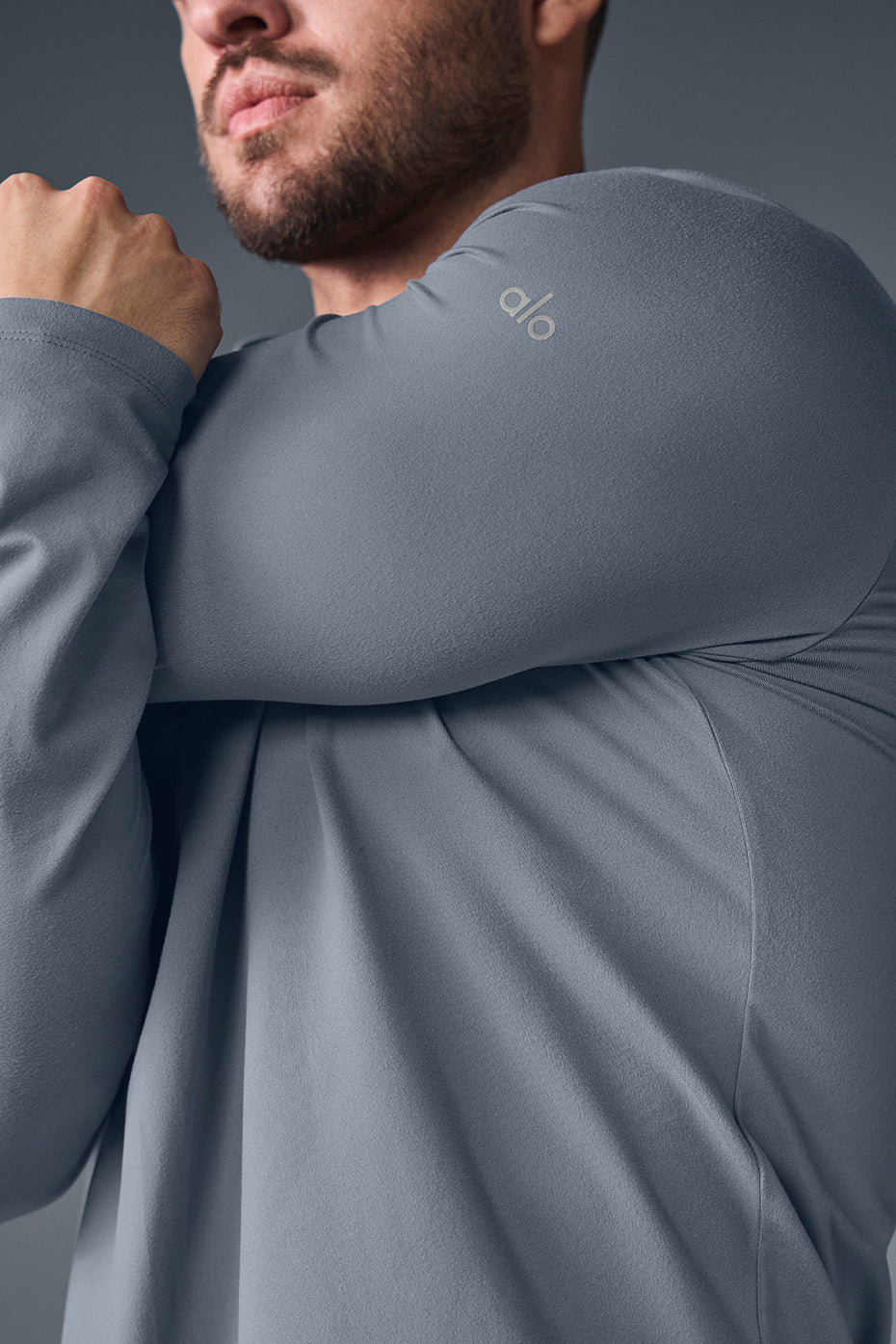 Conquer Reform Long Sleeve With Hood - Steel Grey image 4