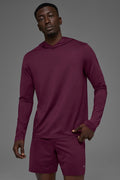 Conquer Reform Long Sleeve With Hood - Burgundy image 1