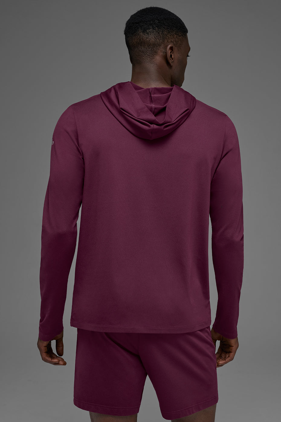 Conquer Reform Long Sleeve With Hood - Burgundy image 3