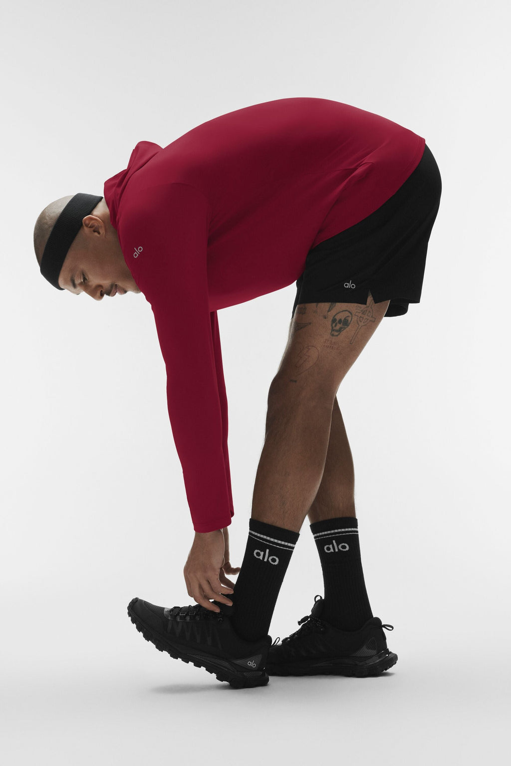 Conquer Reform Long Sleeve With Hood - Garnet image 5