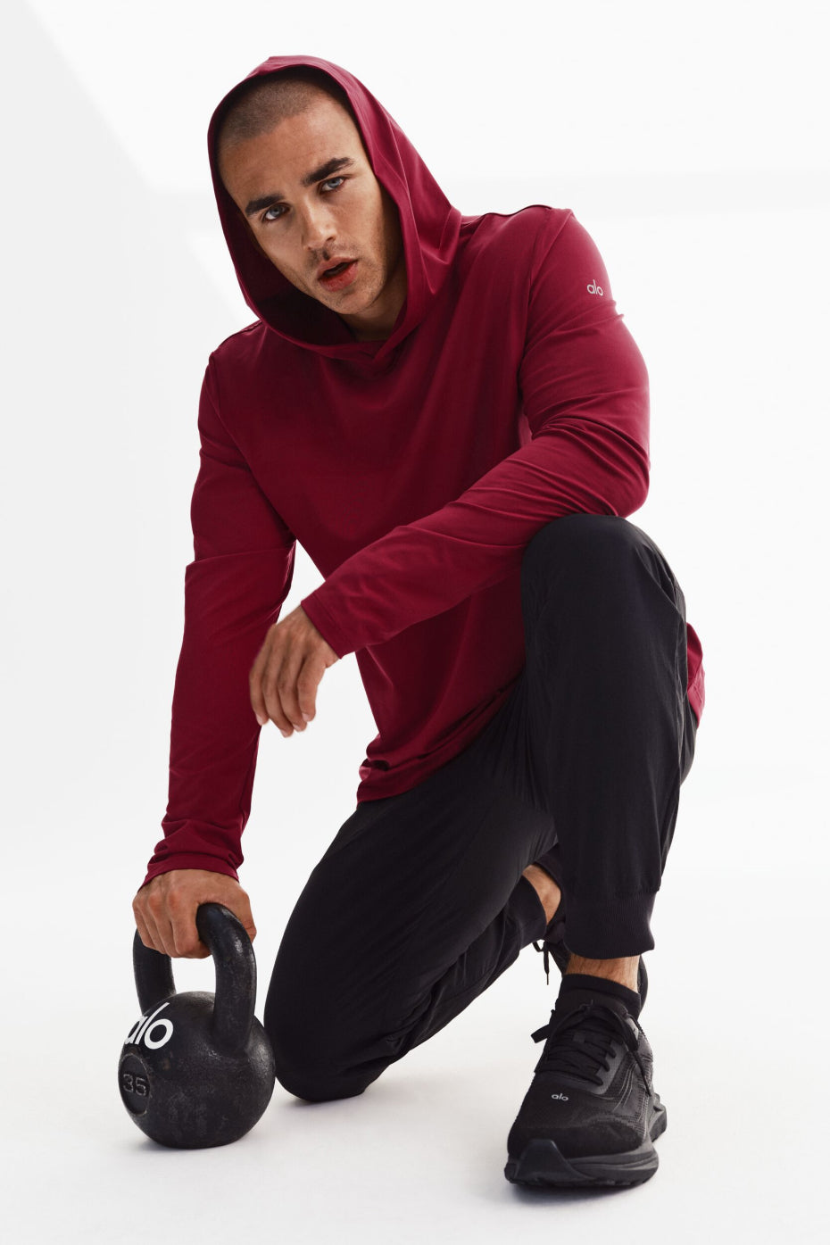 Conquer Reform Long Sleeve With Hood - Garnet image 1