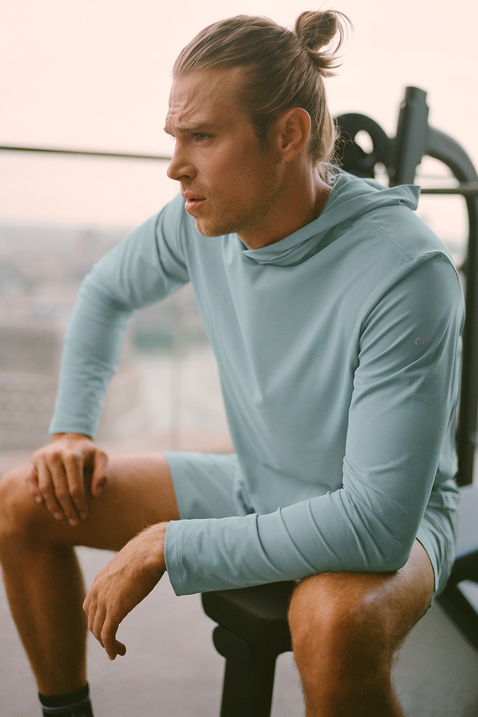 Conquer Reform Long Sleeve With Hood - Desert Sage image 1