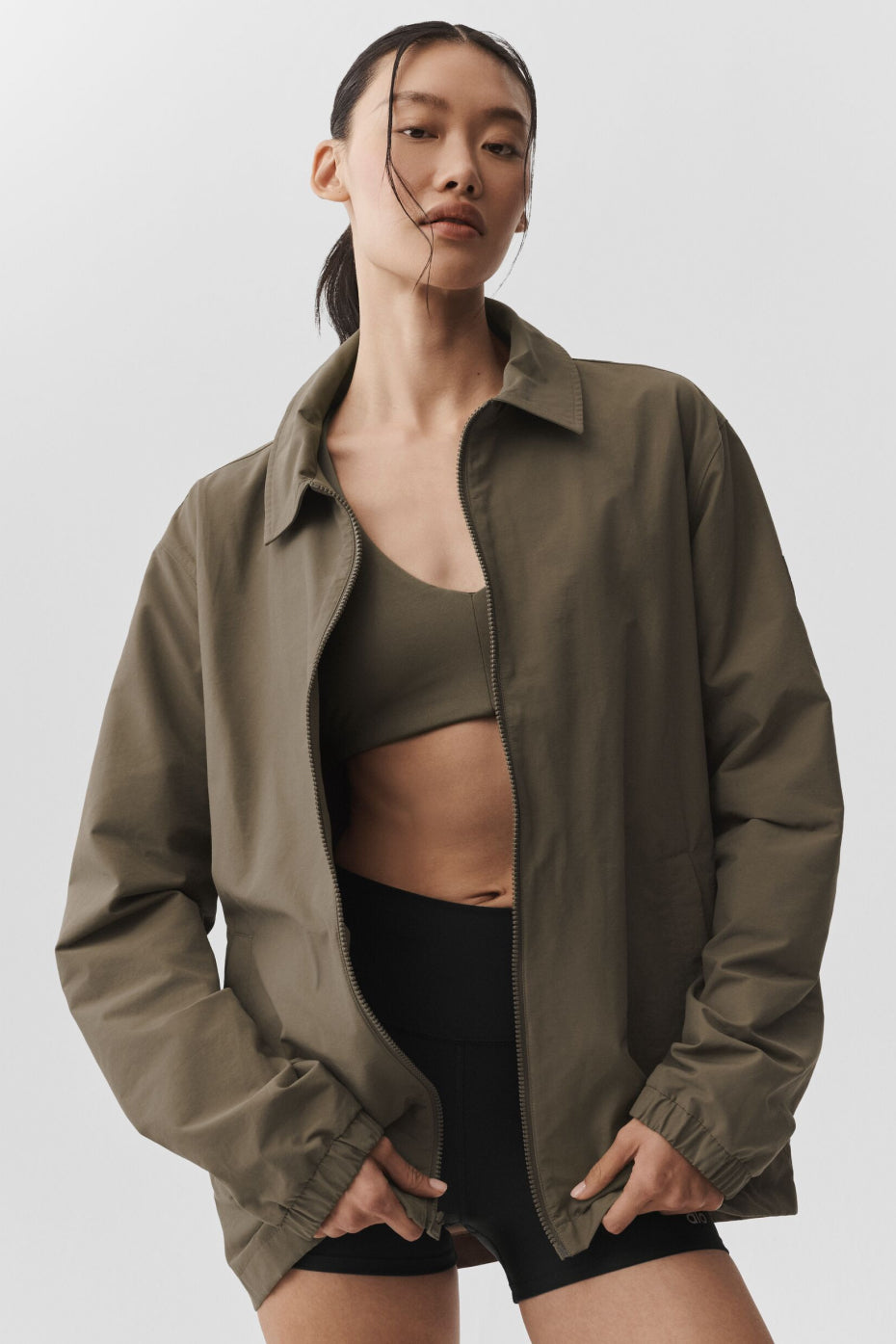 Torrent Overshirt - Olive Tree image 3
