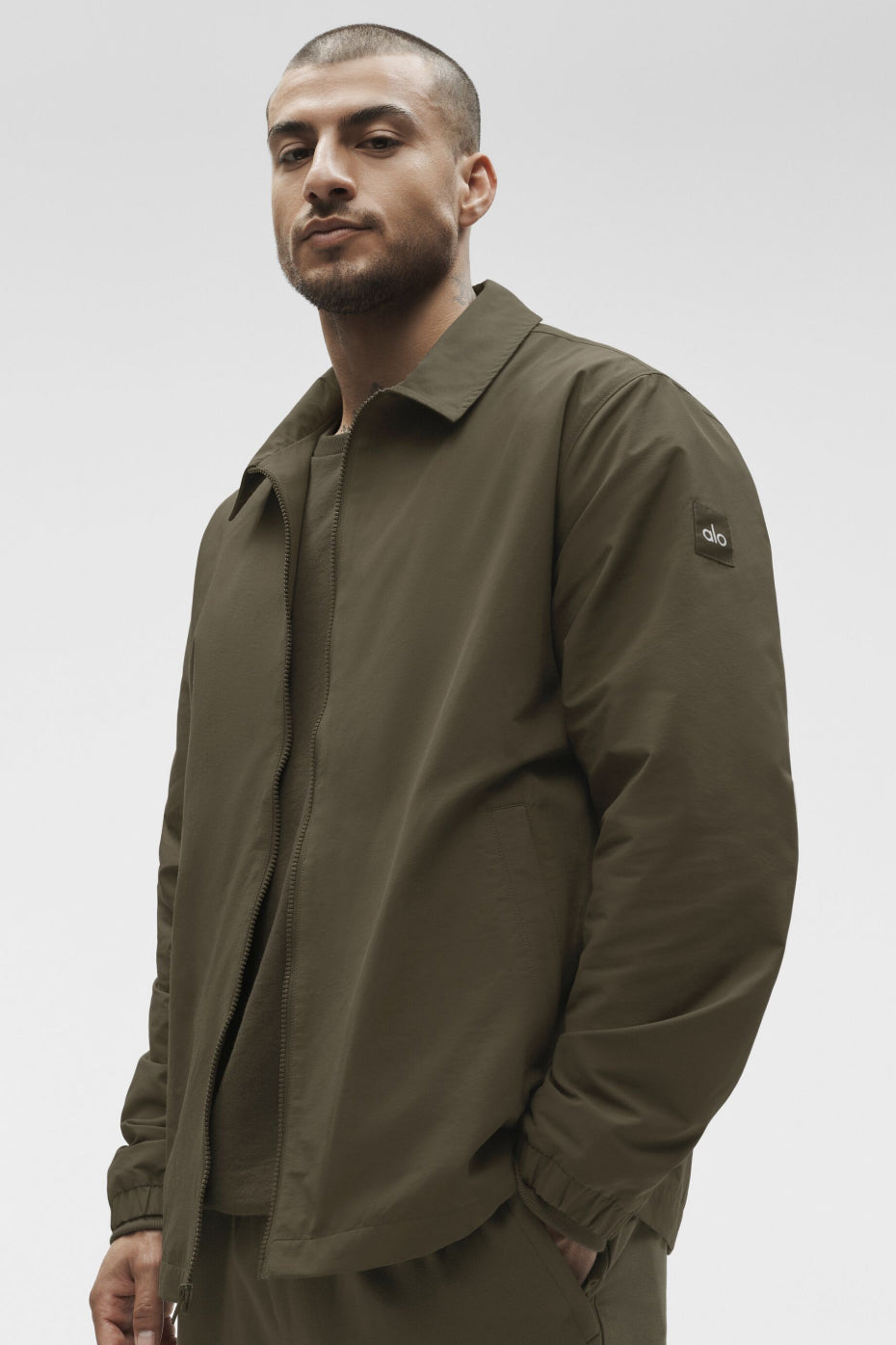 Torrent Overshirt - Olive Tree image 3