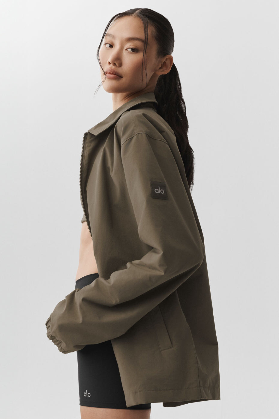 Torrent Overshirt - Olive Tree image 4