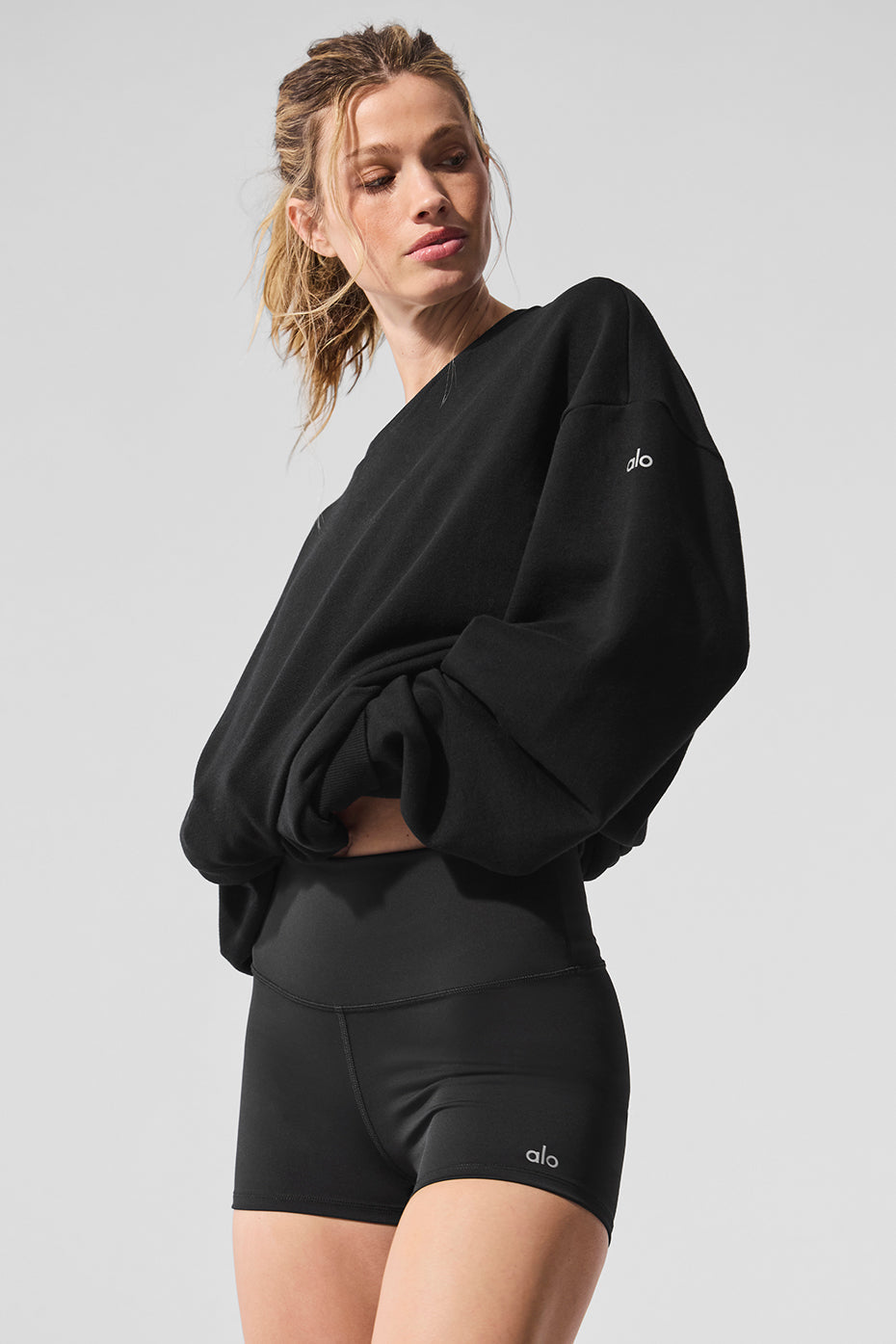 Chill Crew Neck Pullover - Black image 3