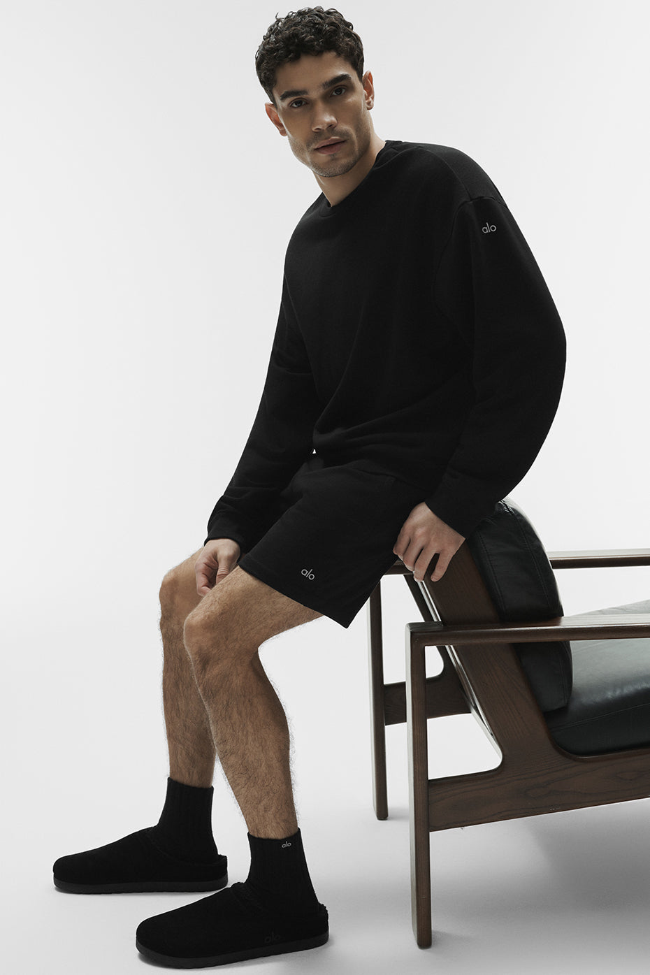 Chill Crew Neck Pullover - Black image 4