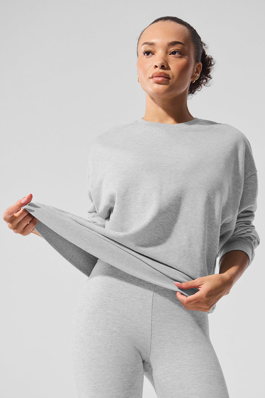 Chill Crew Neck Pullover - Athletic Heather Grey image 1