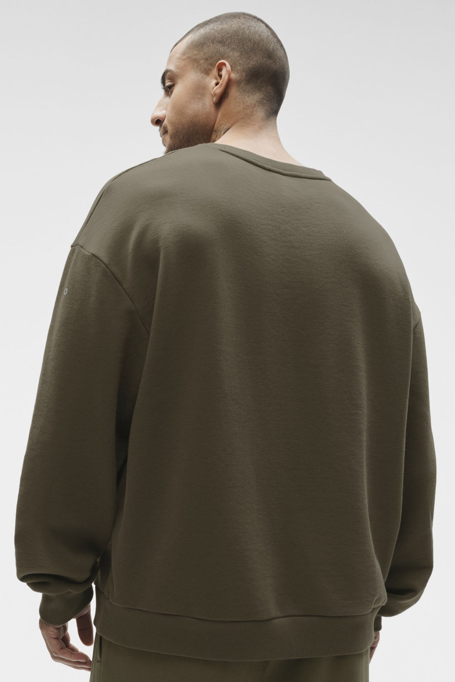 Chill Crew Neck Pullover - Olive Tree image 2