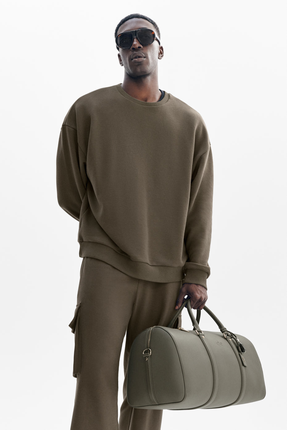 Chill Crew Neck Pullover - Olive Tree image 1