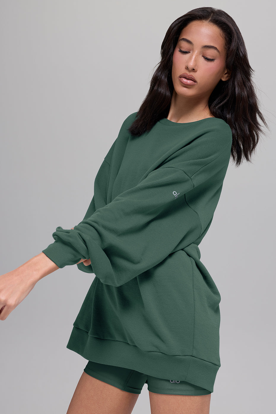 Chill Crew Neck Pullover - Clover Green image 2