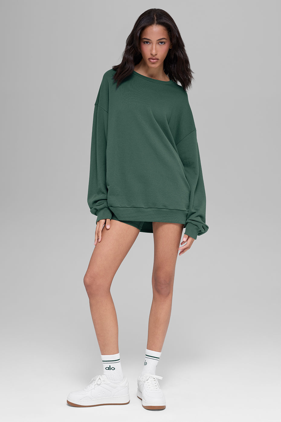Chill Crew Neck Pullover - Clover Green image 4