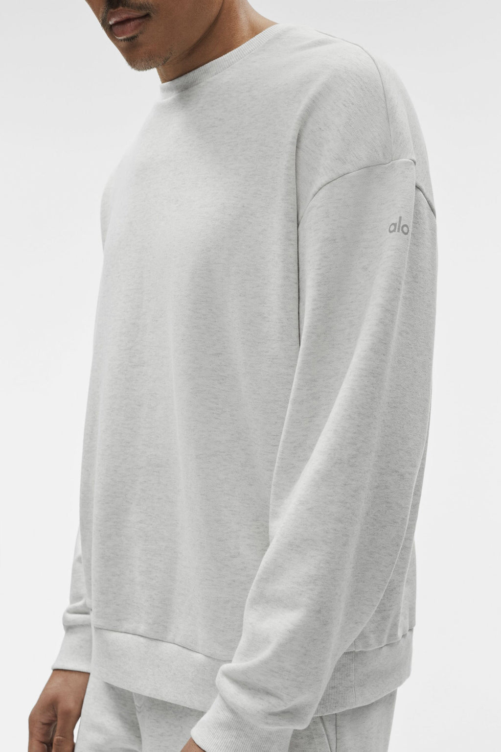 Chill Crew Neck Pullover - White Heather image 4