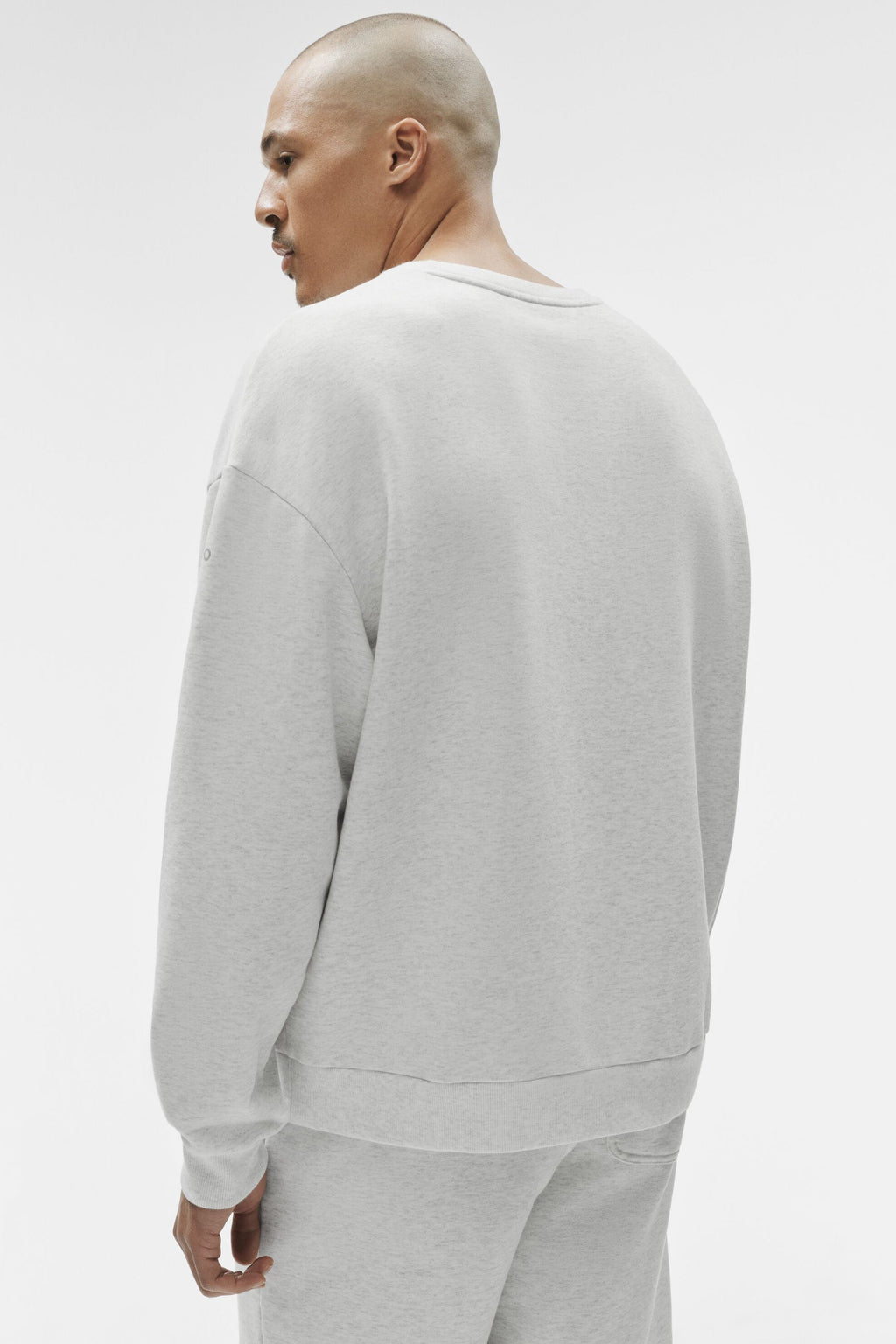 Chill Crew Neck Pullover - White Heather image 2