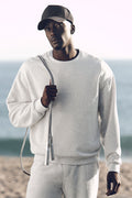 Chill Crew Neck Pullover - White Heather image 1