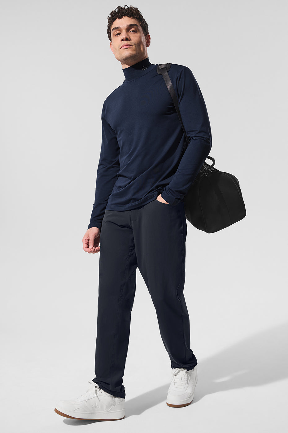 Conquer Reform Mock Neck Long Sleeve - Navy image 4