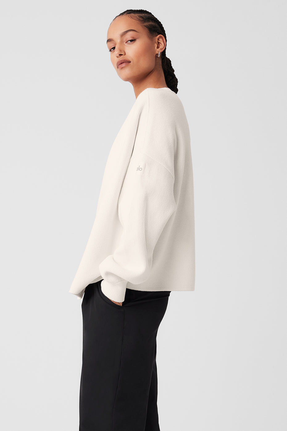 Scholar Cardigan Sweater - Ivory image 3