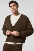 Scholar Cardigan Sweater - Espresso image 1