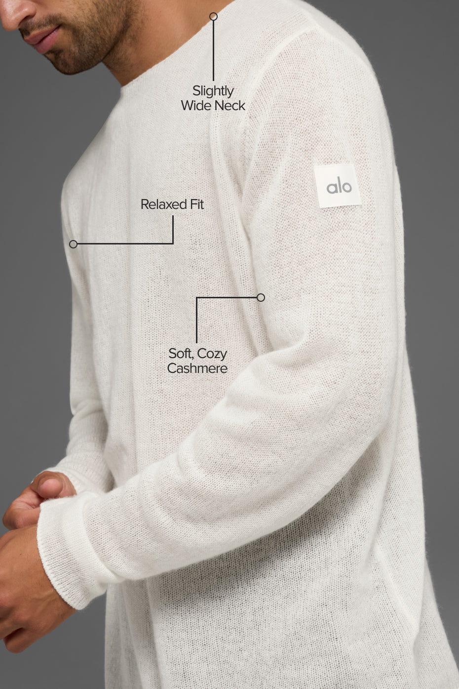 Cashmere Reform Long Sleeve - Ivory image 2