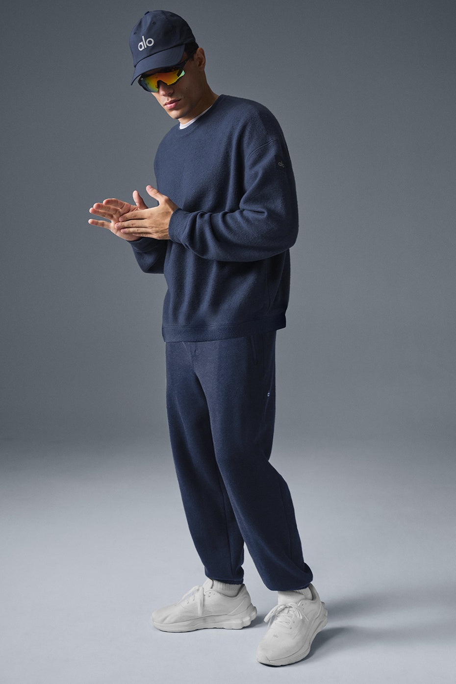 Triumph Restore Crew Neck Sweatshirt - Navy image 4
