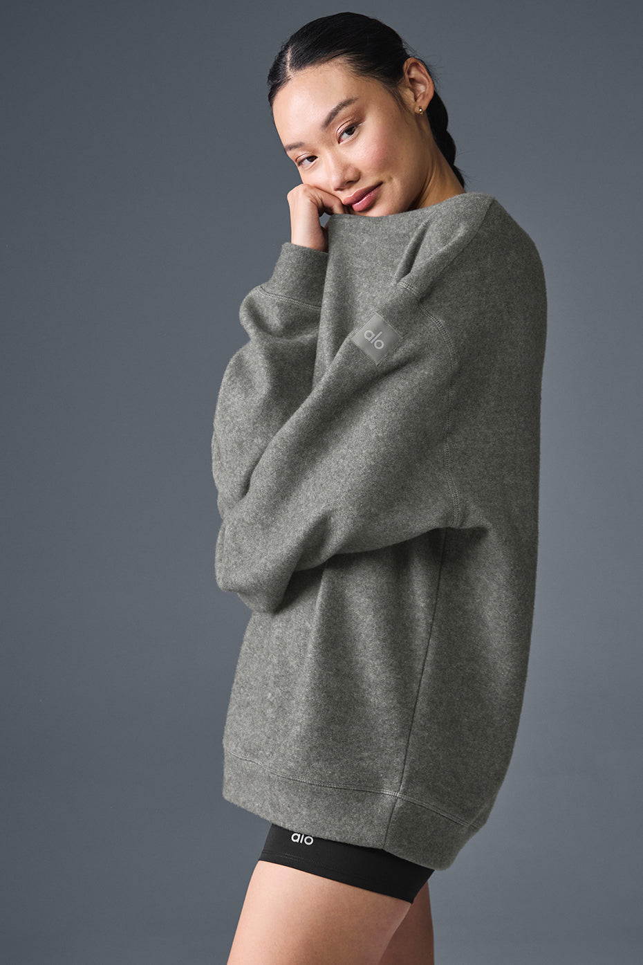 Triumph Restore Crew Neck Sweatshirt - Grey Triblend image 3