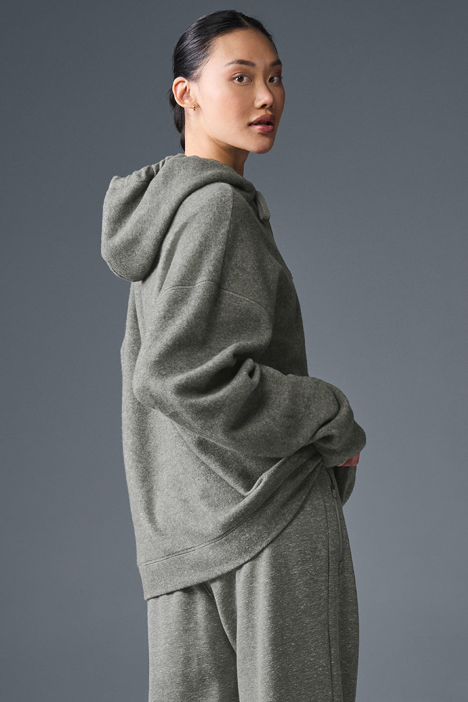 Triumph Restore Hoodie - Grey Triblend image 3