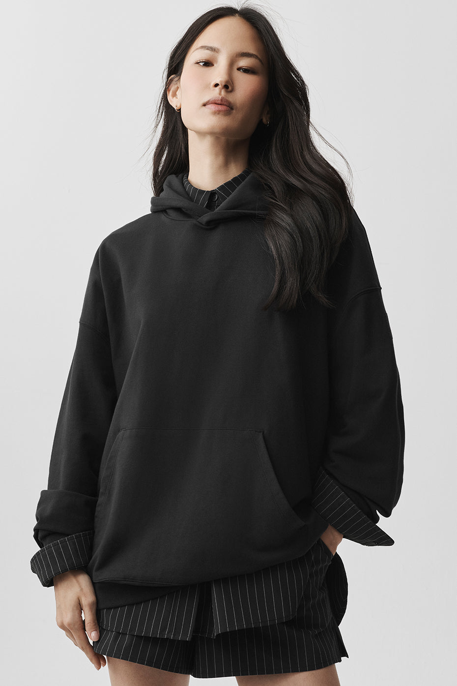 Double Take Hoodie - Black image 1