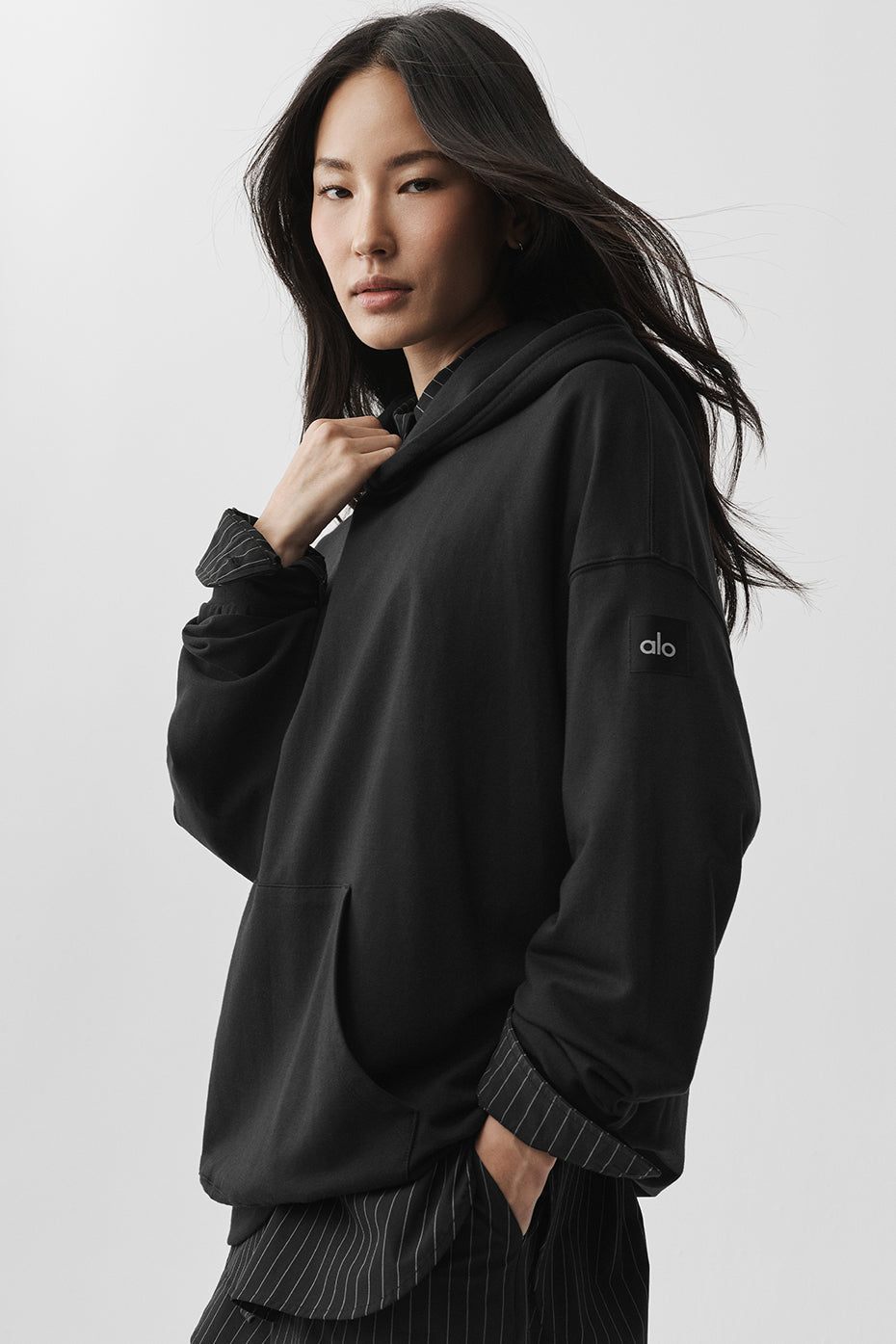 Double Take Hoodie - Black image 3
