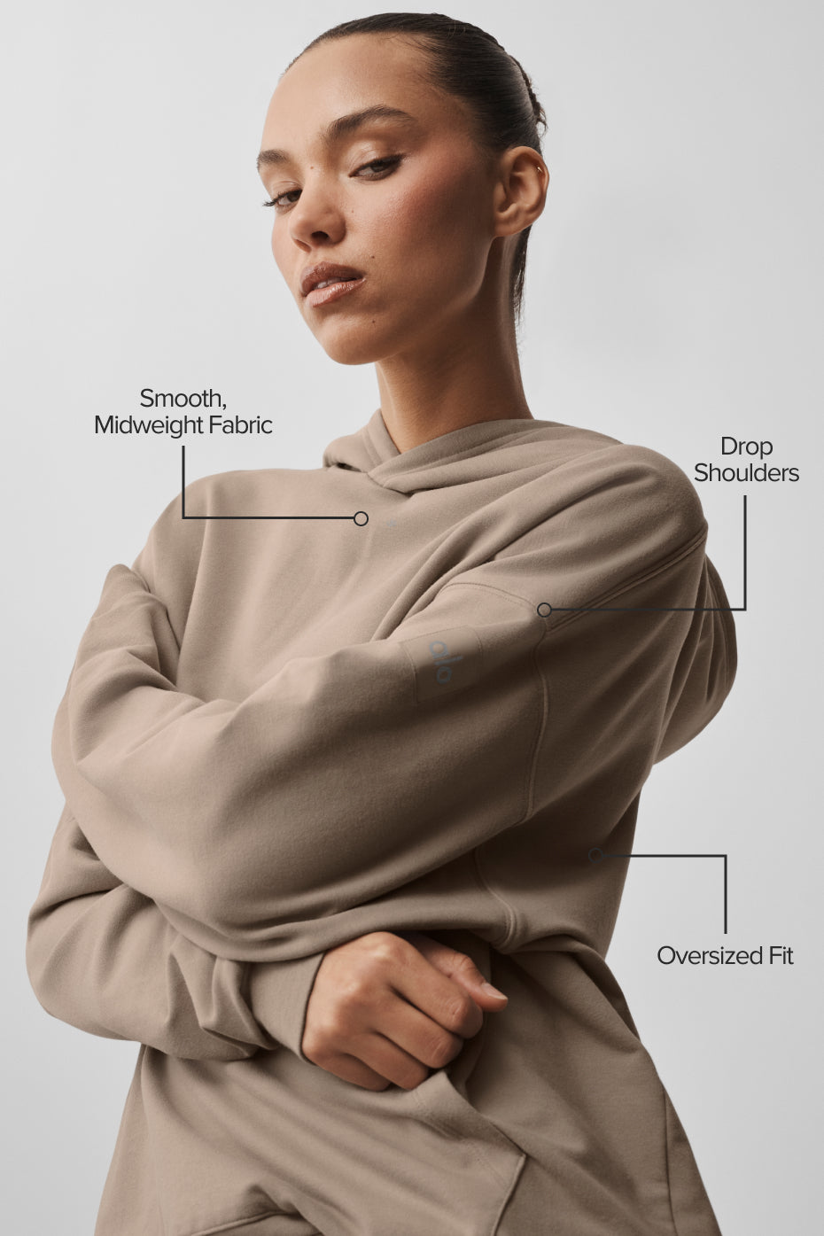 Double Take Hoodie - Gravel image 2