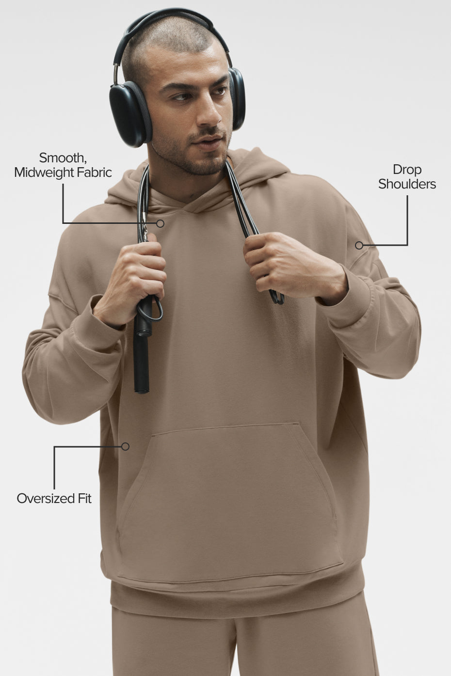 Double Take Hoodie - Gravel image 2