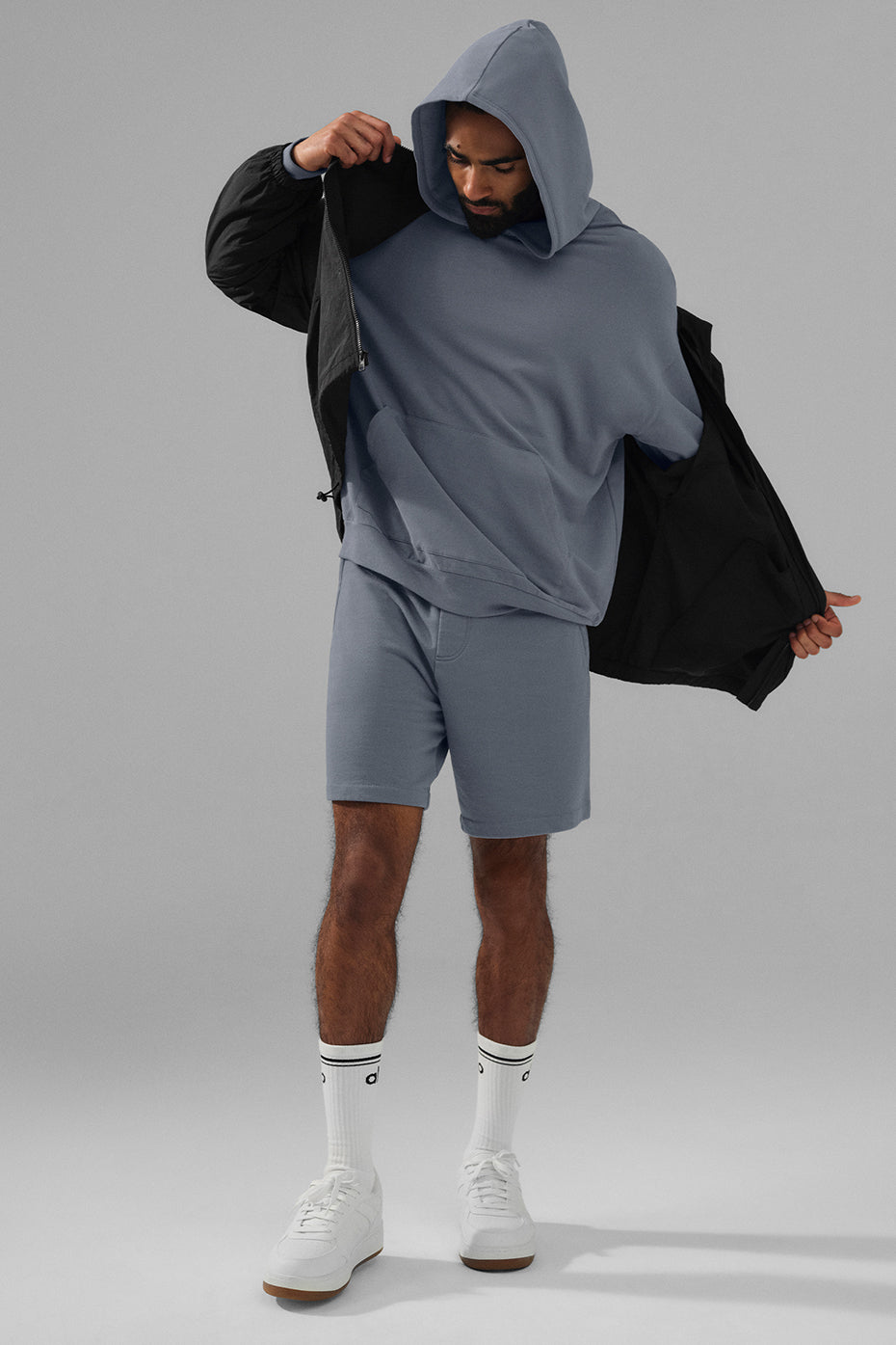 Double Take Hoodie - Steel Grey image 2