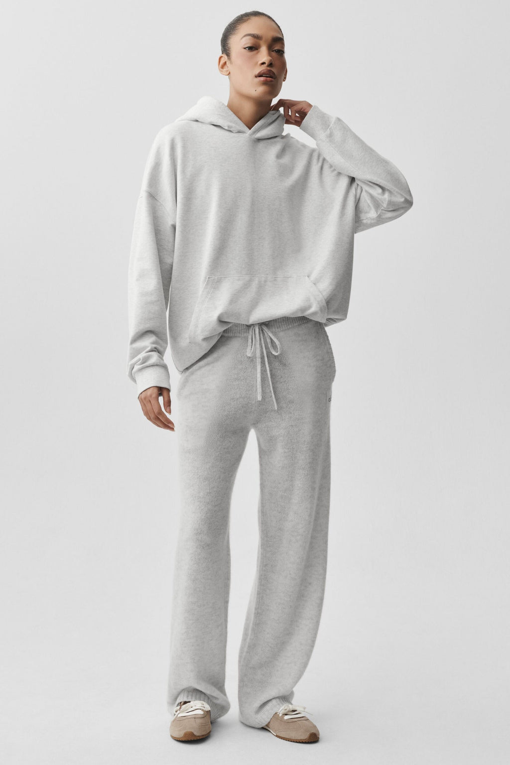 Double Take Hoodie - White Heather image 4