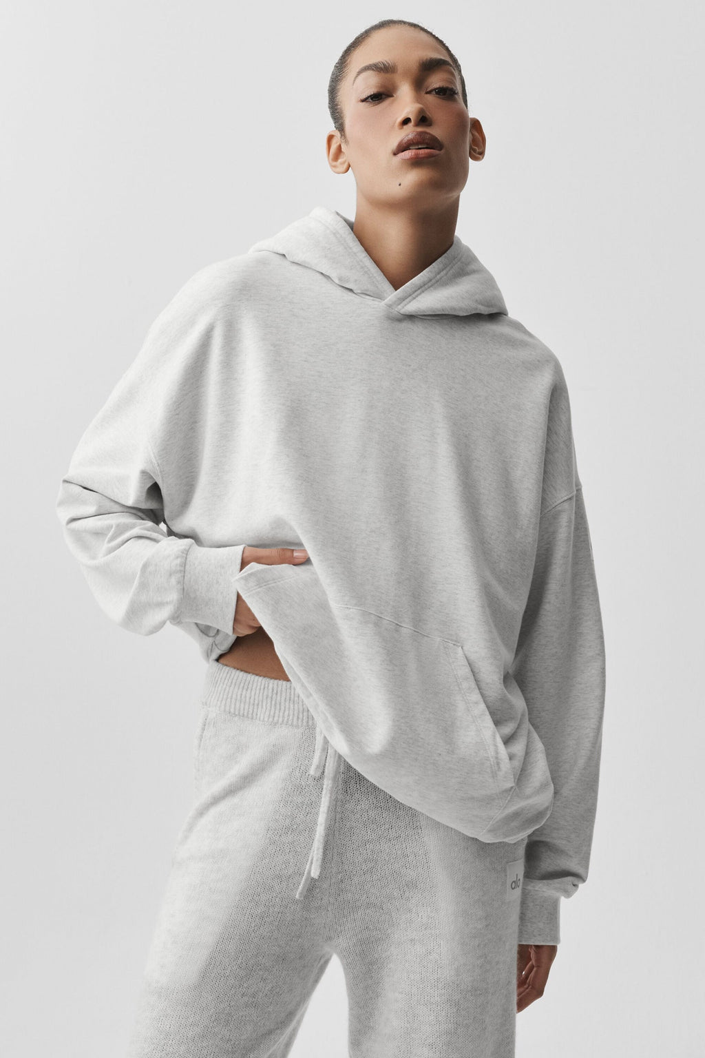 Double Take Hoodie - White Heather image 1