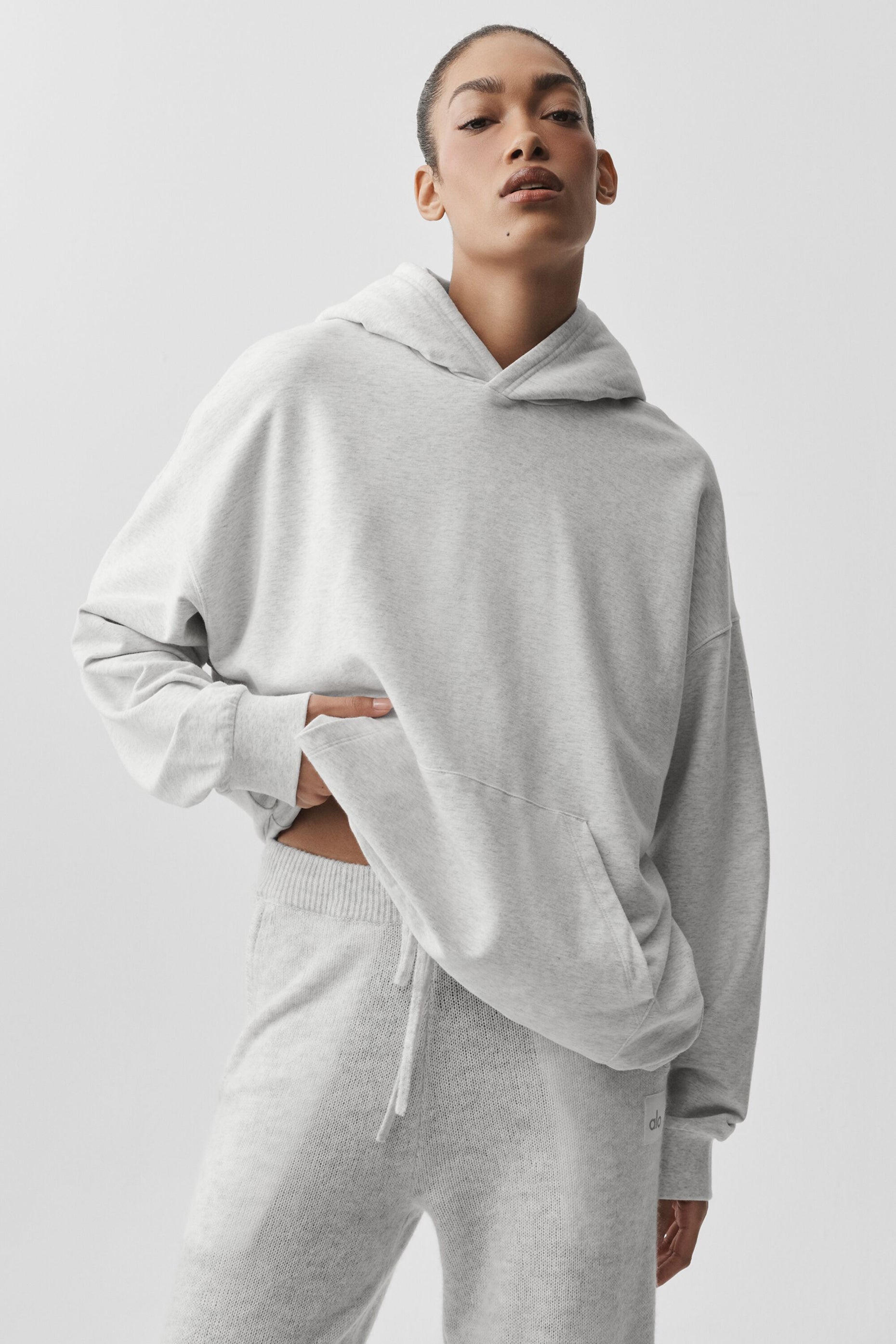 Double Take Hoodie - White Heather image 1