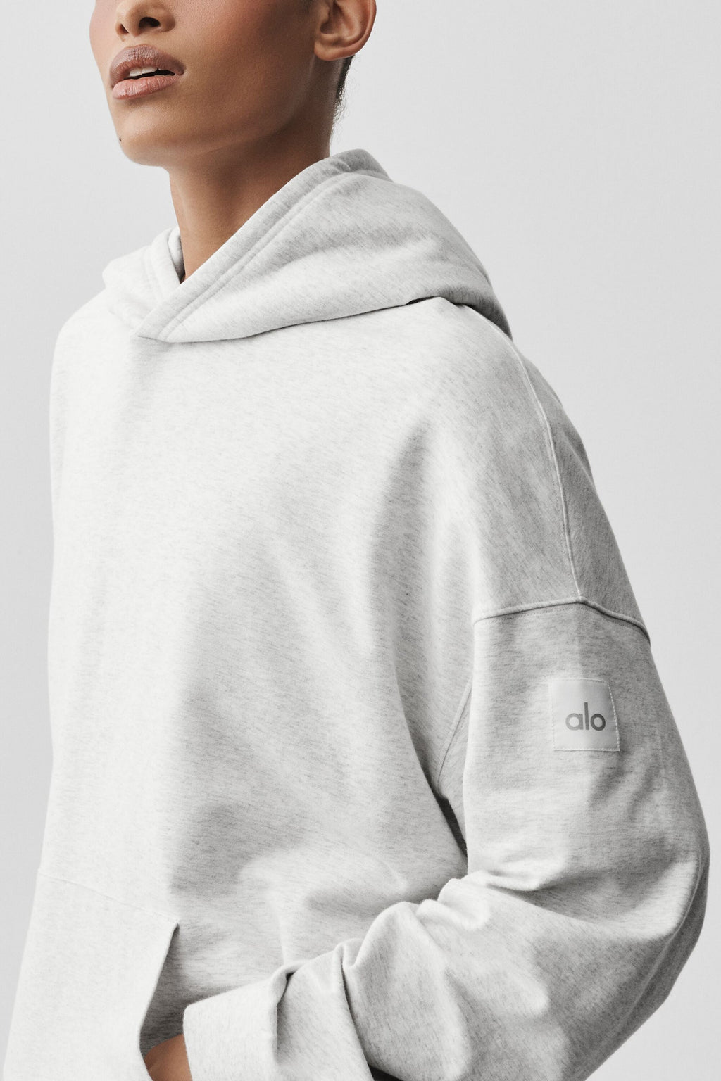 Double Take Hoodie - White Heather image 2