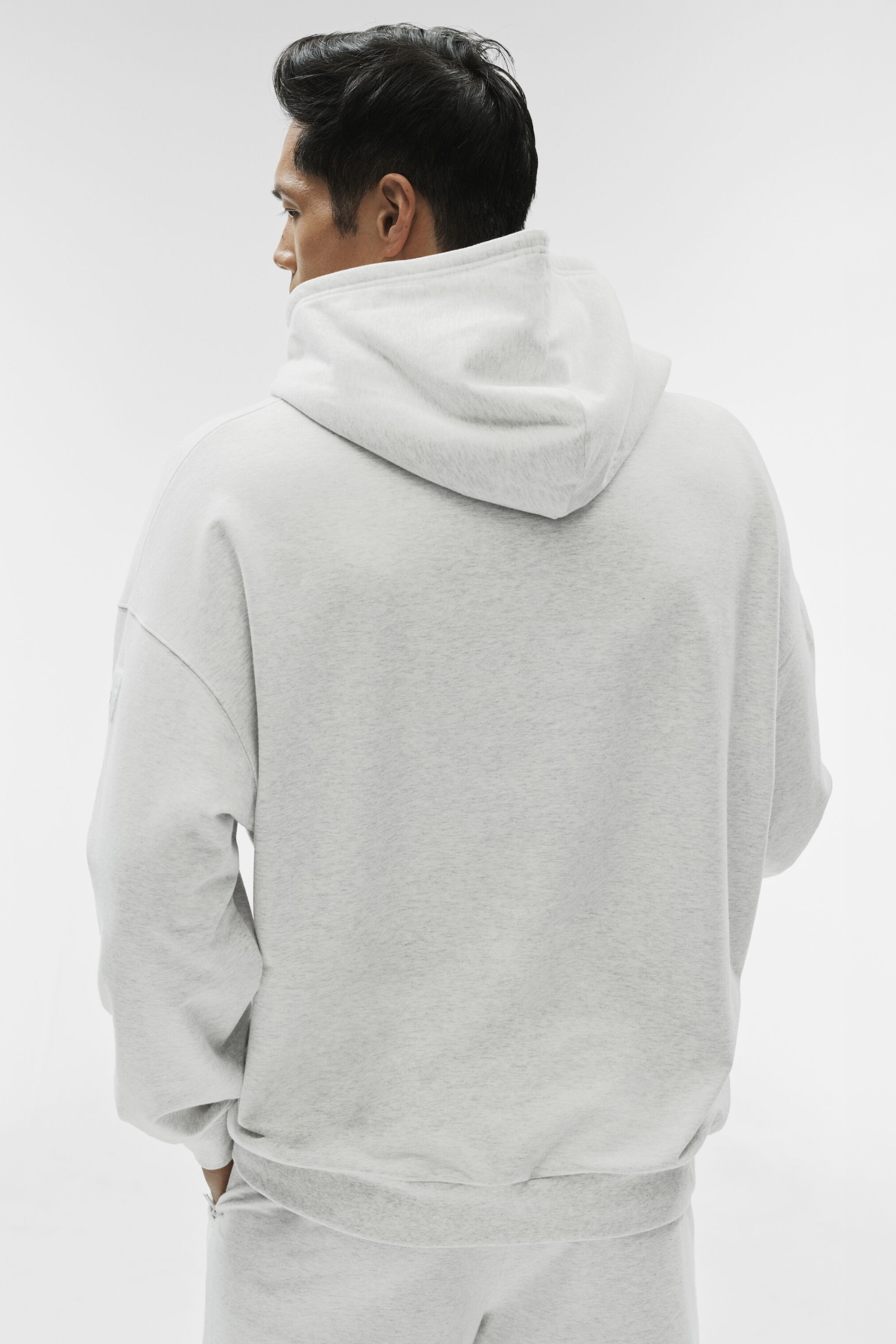 Double Take Hoodie - White Heather image 2