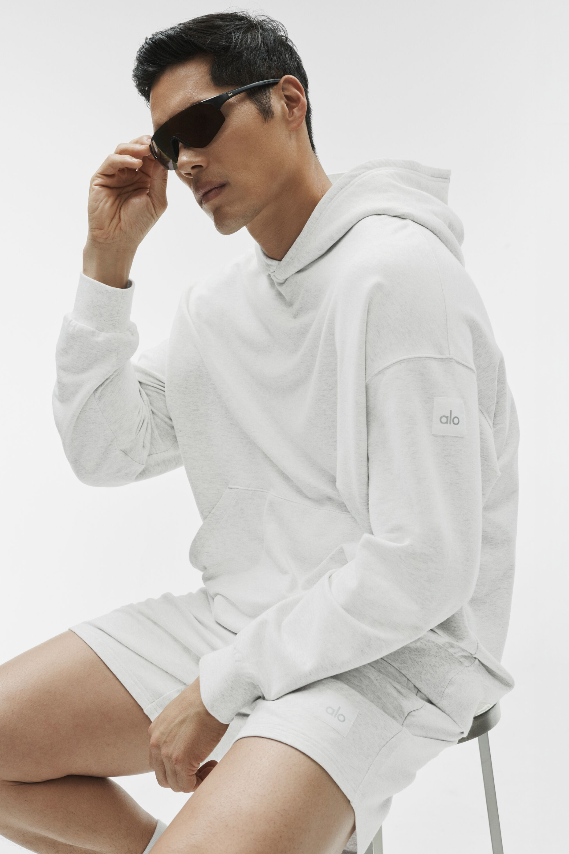Double Take Hoodie - White Heather image 4