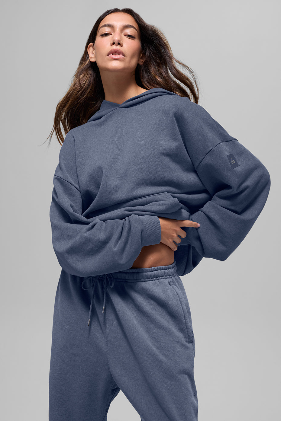 Chill Vintage Wash Hoodie - Bluestone Wash image 1