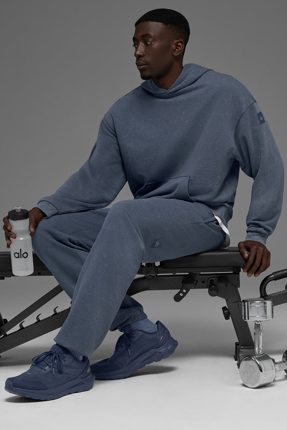 Chill Vintage Wash Hoodie - Bluestone Wash image 4