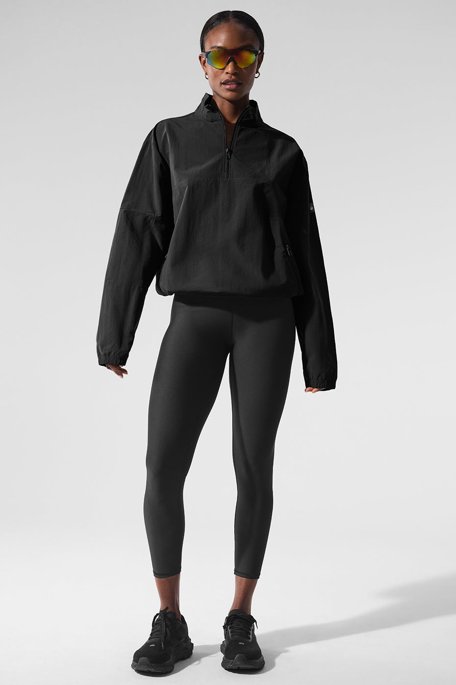 Light Weight Takeaway Track Pullover - Black image 4