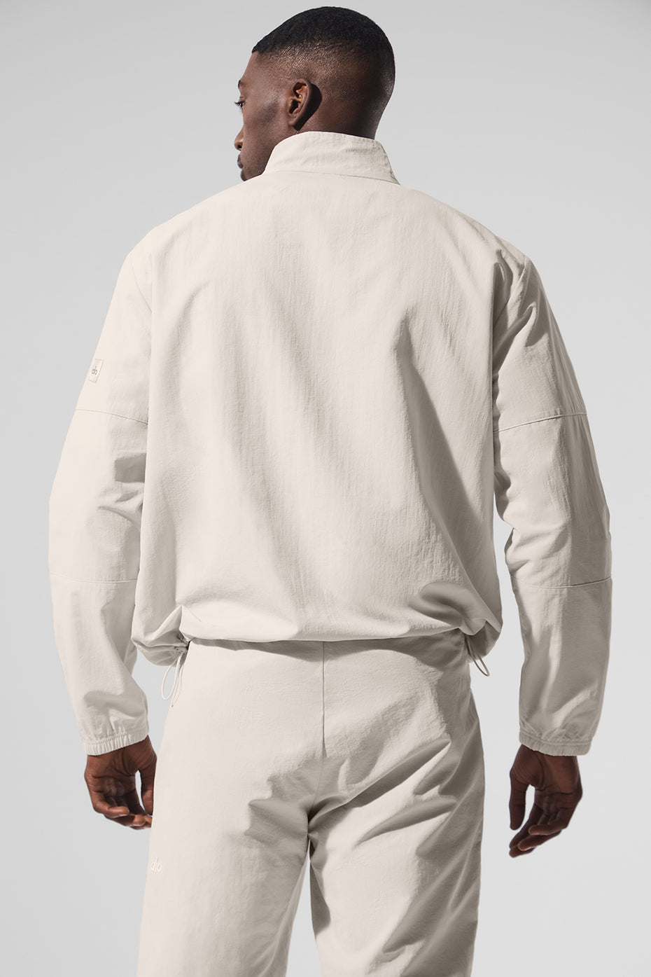 Light Weight Takeaway Track Pullover - Bone image 2