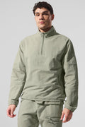 Light Weight Takeaway Track Pullover - Limestone image 1