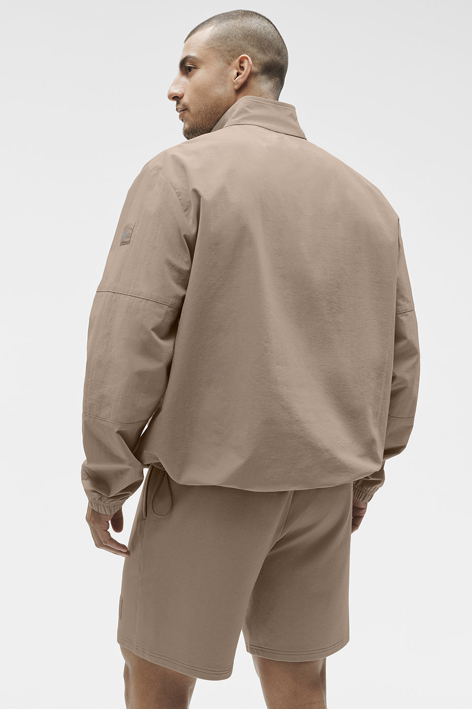 Light Weight Takeaway Track Pullover - Gravel image 4