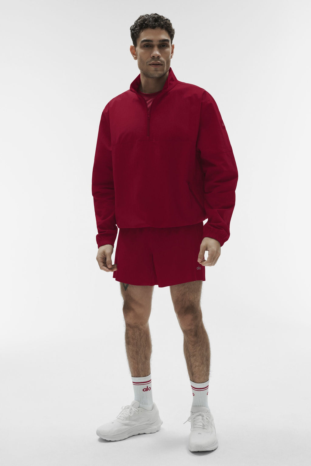 Light Weight Takeaway Track Pullover - Garnet image 5