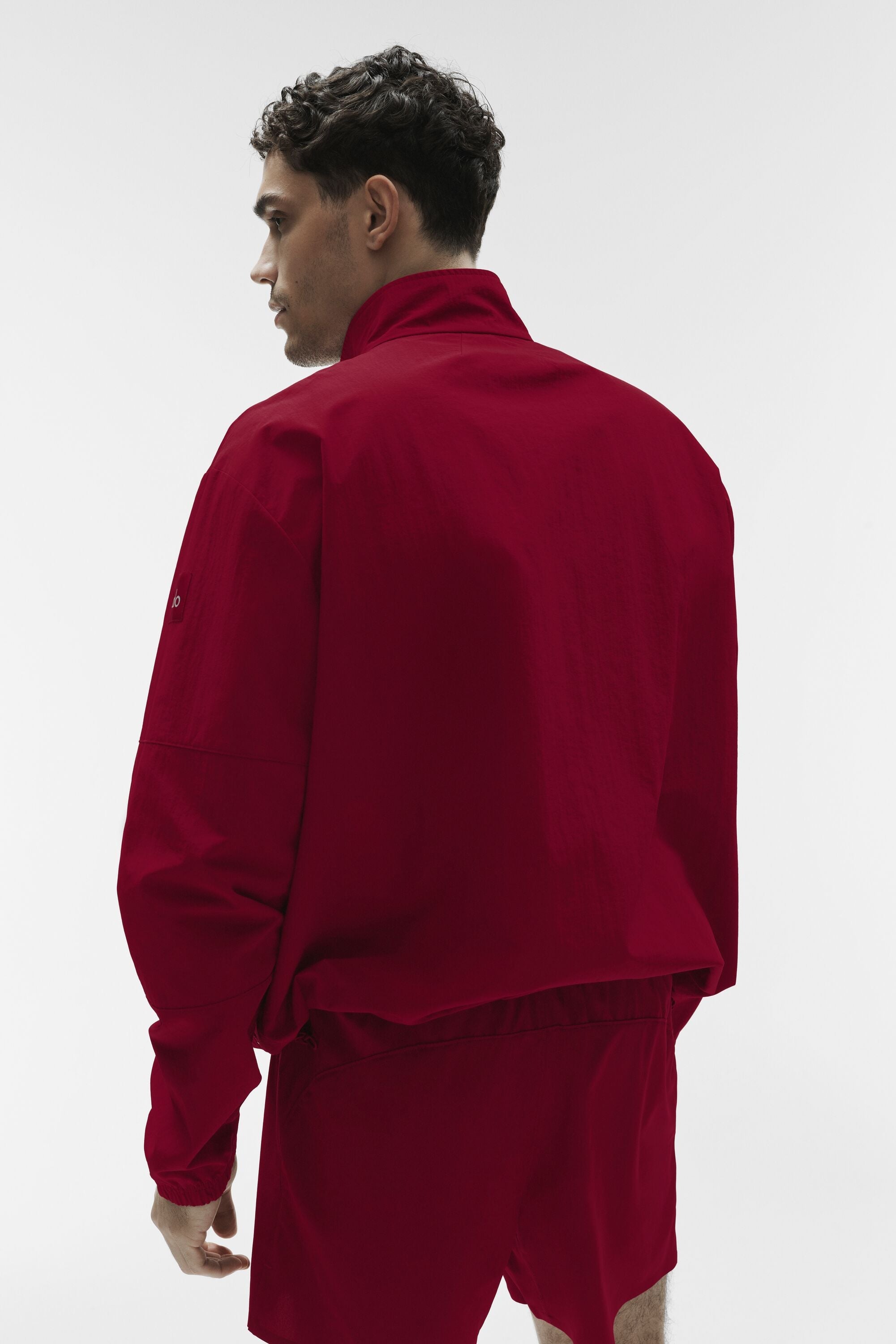 Light Weight Takeaway Track Pullover - Garnet image 2